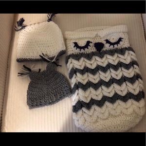 Crocheted Owl Bunting